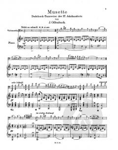 Musette op. 24 von Jacques Offenbach 