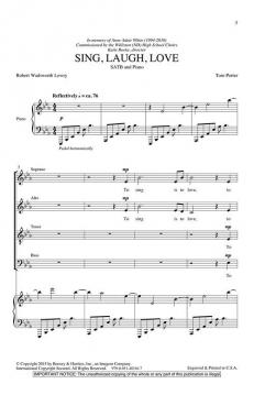 Sing, Laugh, Love von Tom Porter 