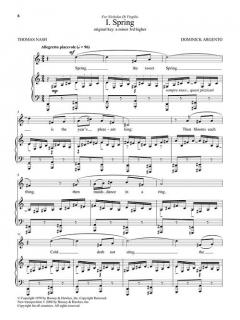 Six Elizabethan Songs von Dominick Argento 