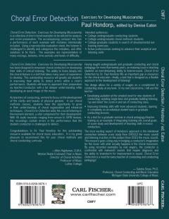 Choral Error Detection 