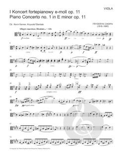 Piano Concerto No. 1 in E Minor op. 11 (Frédéric Chopin) 
