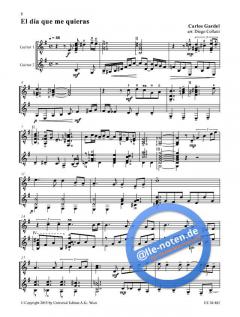 Tango Guitar Duets von Carlos Gardel 