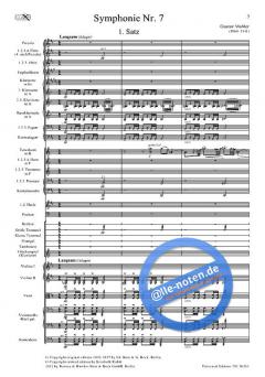 Symphonie Nr.7 von Gustav Mahler für Orchester (nach dem Text der Neuen Kritischen Gesamtausgabe) im Alle Noten Shop kaufen