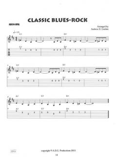 The Blues Play-A-Long And Solos Collection For Guitar von Andrew D. Gordon 