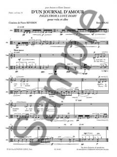 Pages From A Love Diary von Betsy Jolas 