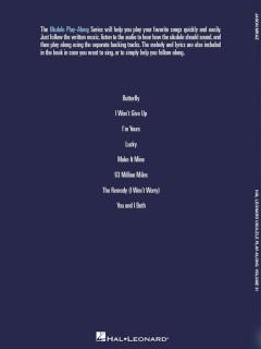 Ukulele Play-Along Vol.31: Jason Mraz im Alle Noten Shop kaufen