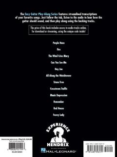 Easy Guitar Play-Along Volume 14: Jimi Hendrix - Smash Hits von Jimi Hendrix 