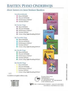 Bastien Piano Onderwijs: Theorie - Eerste Trap 