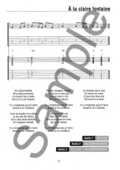 25 Comptines A La Guitare - Melodies & Accompagnements von Lorène Stremler 