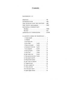 Il Quinto Libro De Madrigali 