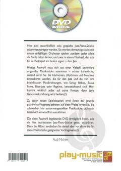 Auswahl solo gespielter Jazz-Piano-Stücke von Rudi Michler 