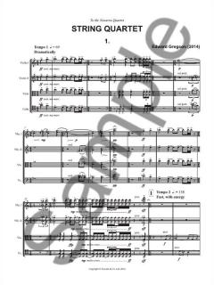 String Quartet von Edward Gregson 