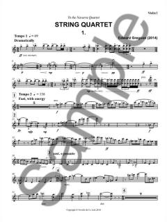 String Quartet von Edward Gregson 