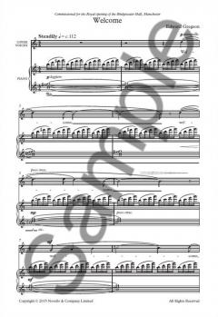 Welcome von Edward Gregson 