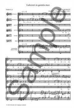 Laboravi In Gemitu Meo von Thomas Morley 