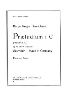 Prelude In C And 2 Other Pieces von Roger Borge Henrichsen 