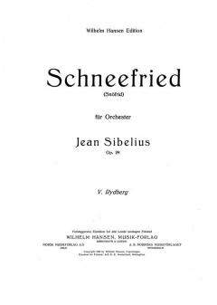 Schneefried Op. 29 von Jean Sibelius 