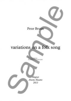 Variations On A Folk Song von Peter Brunn 