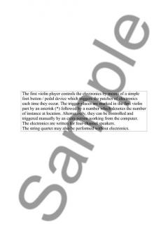 Displacement for String Quartet von Karsten Fundal 