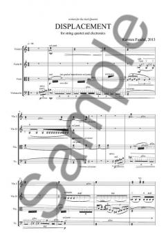 Displacement for String Quartet von Karsten Fundal 