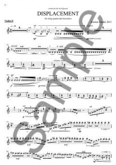 Displacement for String Quartet von Karsten Fundal 