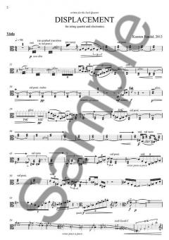 Displacement for String Quartet von Karsten Fundal 