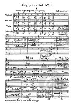 Strygekvartet nr. 3 von Rued Langgaard 