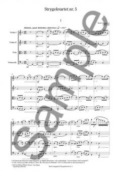 Strygekvartet nr. 5 von Rued Langgaard 