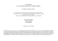 Turbulence (Juliana Hodkinson) 