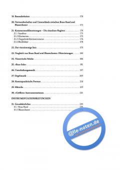 Instrumentation für Brass Band und Blasorchester von Daniel Willi 