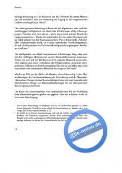 Instrumentation für Brass Band und Blasorchester von Daniel Willi 