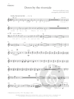 Down By The Riverside von John Rutter 