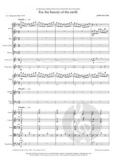 For The Beauty Of The Earth von John Rutter 