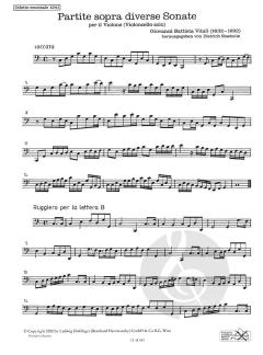 Partite sopra diverse von Giovanni Battista Vitali 