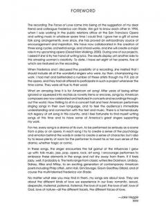 The Faces Of Love - Complete von Jake Heggie 