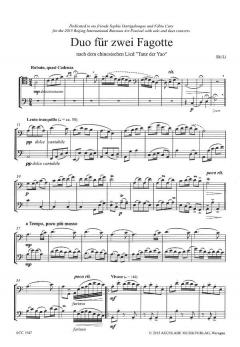 Duo nach dem chinesischen Lied 'Tanz der Yao' (Li Shi) 