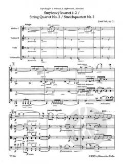 Streichquartett Nr. 2 op. 31 von Josef Suk im Alle Noten Shop kaufen - TP536