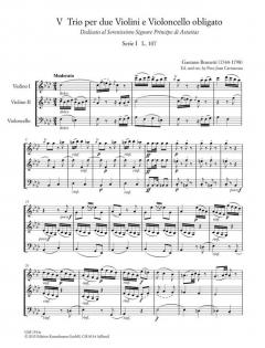 6 Trios Serie I, Heft 2 von Gaetano Brunetti 