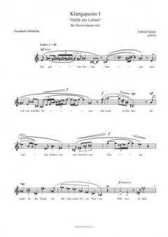 Klangspuren I und II von Gabriel Iranyi 