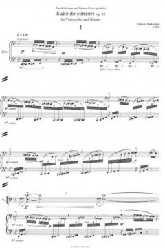 Suite de concert op. 98 von Vytautas Barkauskas 