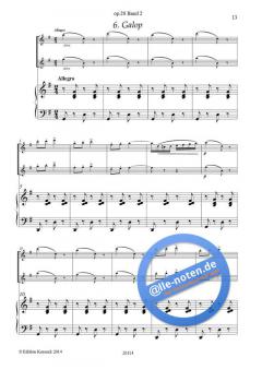 6 kleine Fantasien op. 28 - Band 2 von Jules Demersseman für 2 Flöten und Klavier im Alle Noten Shop kaufen