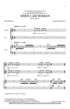 When I Am Woman (Andrea Clearfield) 