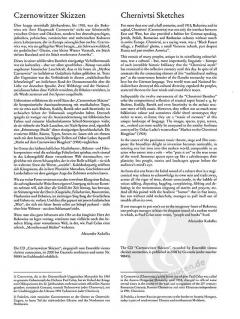 Czernowitzer Skizzen Nr. 1-12 von Alexander Kukelka für Holzbläser Duo (Partitur) im Alle Noten Shop kaufen