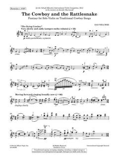 The Cowboy and the Rattlesnake von Dan Welcher 