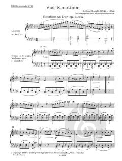 Sonatinen für Klavier Band 3 von Anton Diabelli im Alle Noten Shop kaufen