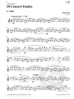 18 Concert Etudes von James Rae 
