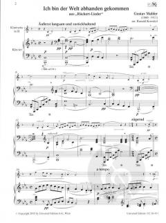 Ich bin der Welt abhanden gekommen von Gustav Mahler 