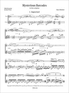 Mysterious Barcodes von Gary Schocker für Flöte und Gitarre im Alle Noten Shop kaufen