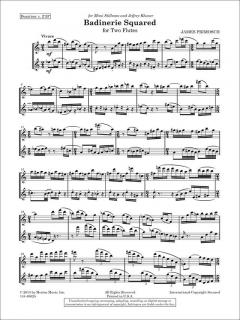 Badinerie Squared von James Primosch für 2 Flöten im Alle Noten Shop kaufen