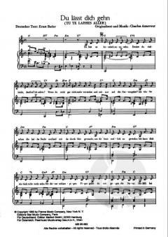 Tu te laisses aller von Charles Aznavour 